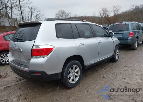 2012 Toyota Highlander Se V6 из США, поврежденный, VIN 5TDBK3EH6CS146228
